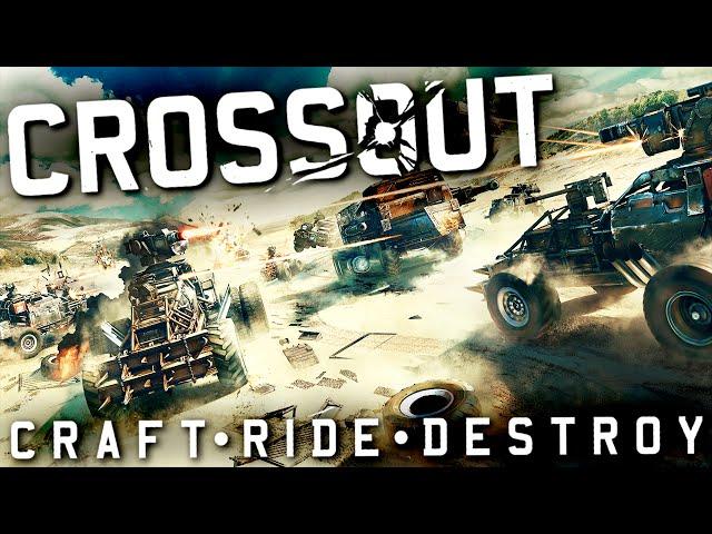 CROSSOUT Closed Beta Gameplay Episode 1 - MAD MAX meets SCRAP MECHANIC