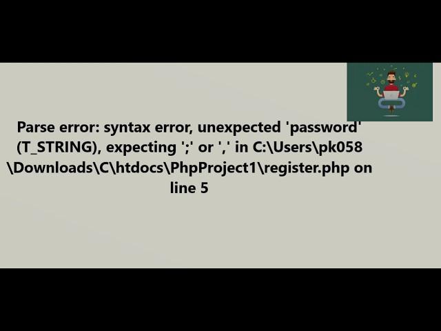 Parse error: syntax error in php