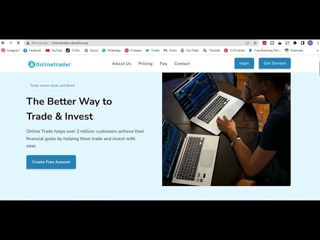 How to create Bitcoin & Broker investment website set up | online trader script