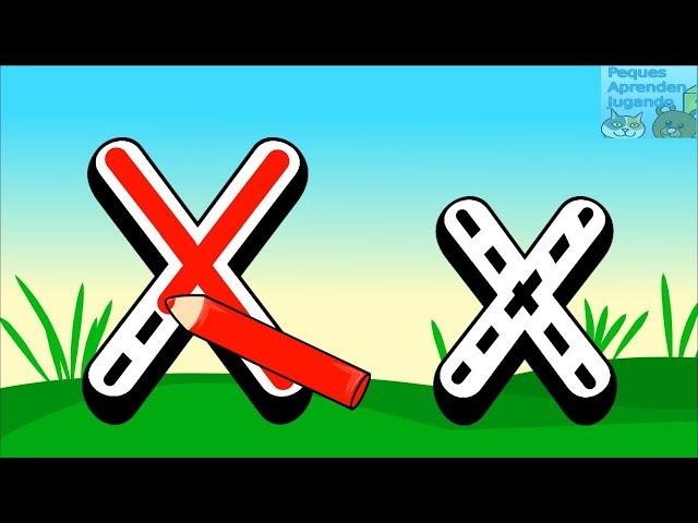 Palabras con X  Aprender a leer sílabas XA, XE, XI, XO, XU  Video de Peques Aprenden Jugando