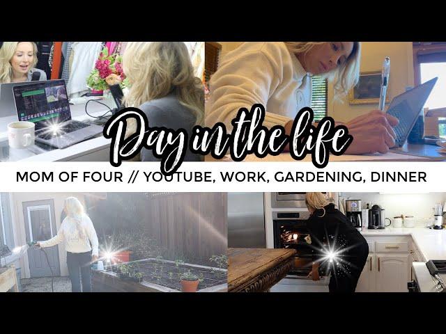 DAY IN THE LIFE //  HOW I YOUTUBE WHILE WORKING FULL-TIME AND RAISE FOUR KIDS 