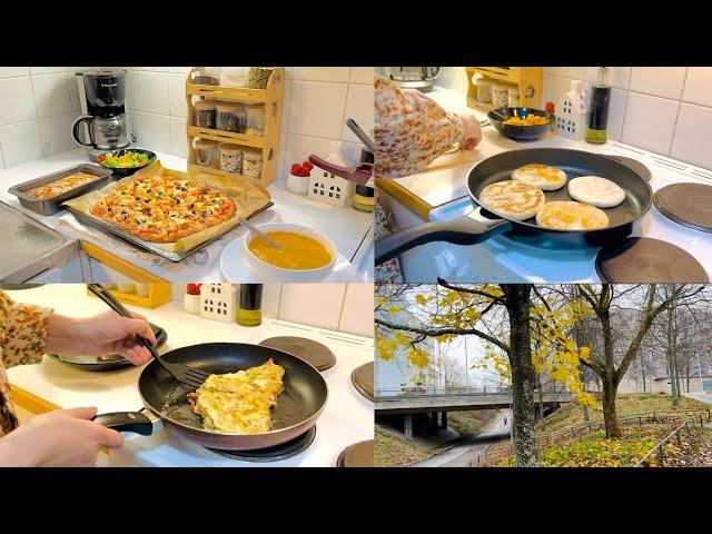 Slow living | daily routine| silent vlog| aesthetic cooking | pumpkin bread