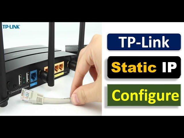 How To Configure Static IP in TP Link Router 2023 || TP-Link Static IP Configuration