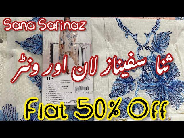 Sana Safinaz lawn & Winter Sale | Sana Safinaz Flat 50% Off | Sana Safinaz Sale 2024