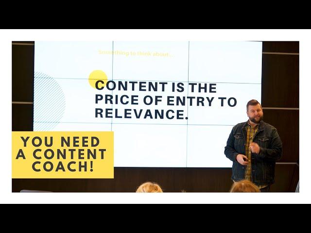 Why I thought I sucked at coaching...and why you might need me. The content coach!