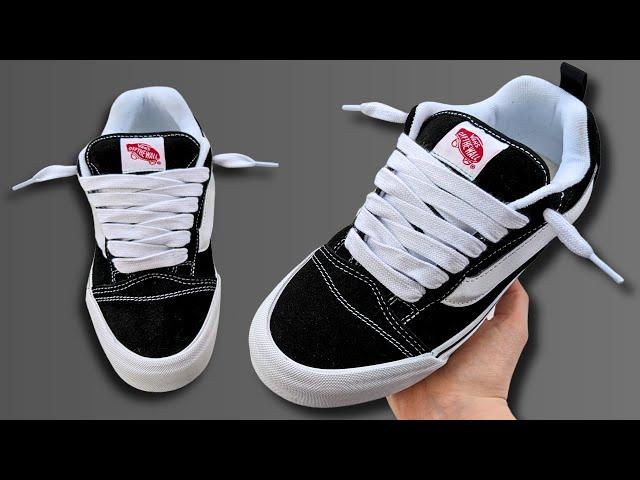 HOW TO LACE KNU SKOOL VANS (BEST WAY!)