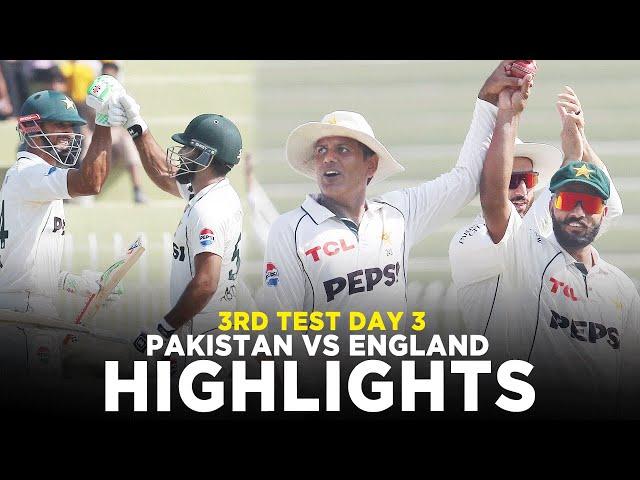 Full Highlights | Pakistan vs England | 3rd Test Day 3, 2024 | PCB | M3G1K