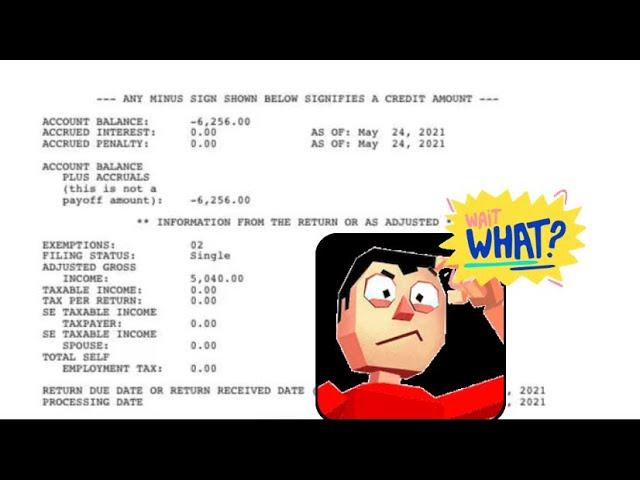 How To READ an IRS TAX ACCOUNT TRANSCRIPT EASY Breakdown Lines & Common Codes EXPLAINED