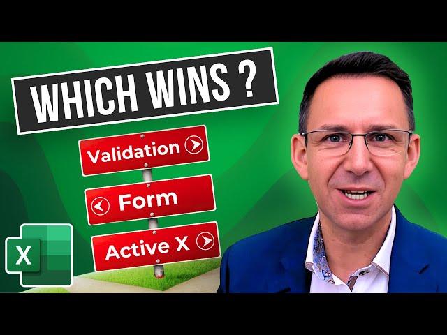 Excel's Drop-Down List Debate: Choose Your Champion! Data Validation, Form Controls, or ActiveX