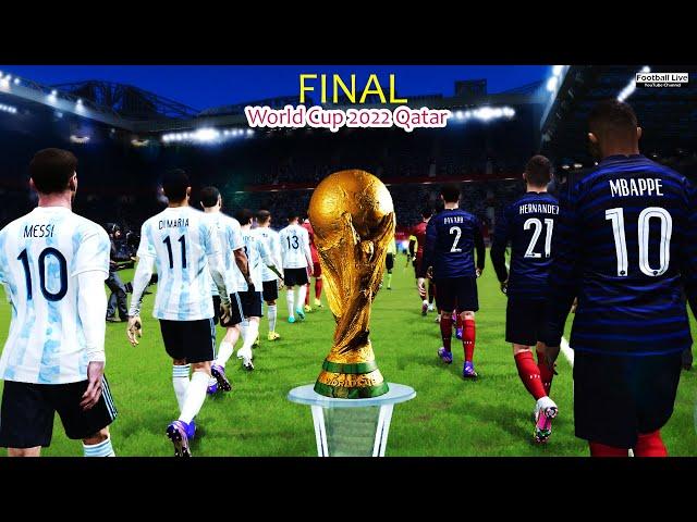 PES 2021 | Argentina vs France | Final World Cup Qatar 2022 | Messi vs Mbappe | eFootball Gameplay