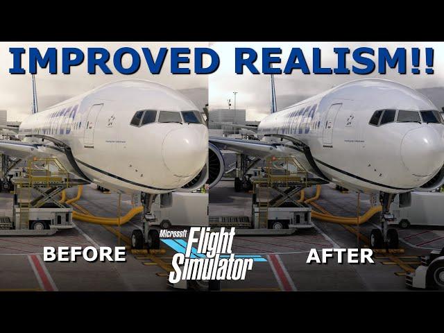 How to make Microsoft Flight Simulator look EXTREMELY REALISTIC?