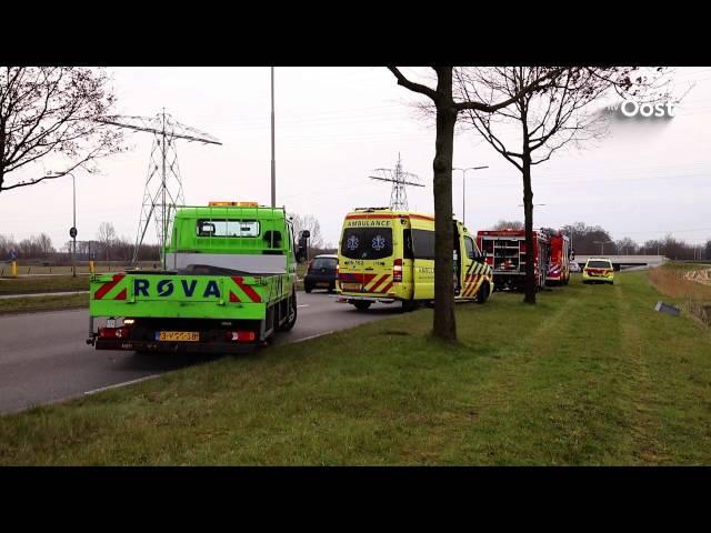 Zwaargewonde bij ongeval met trekker in weiland bij Zwolle