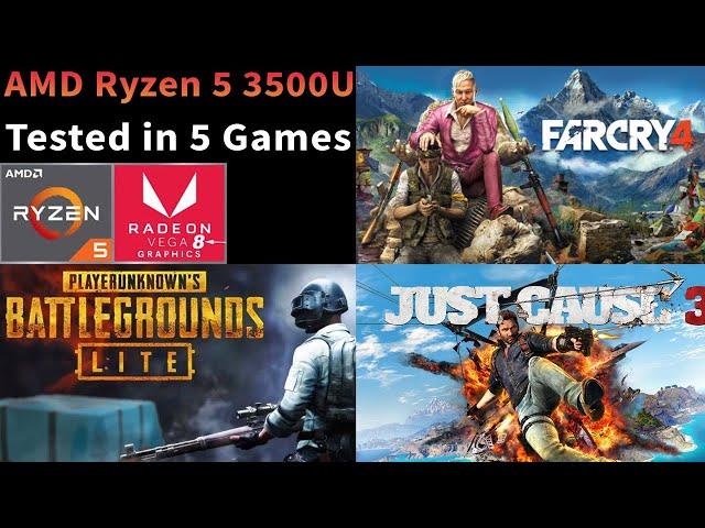 AMD Ryzen 5 3500U APU | Vega 8 | Tested 5 Games in 2023 Part 3