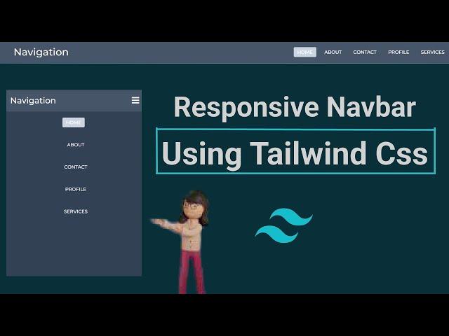 Tailwind CSS Responsive Navbar