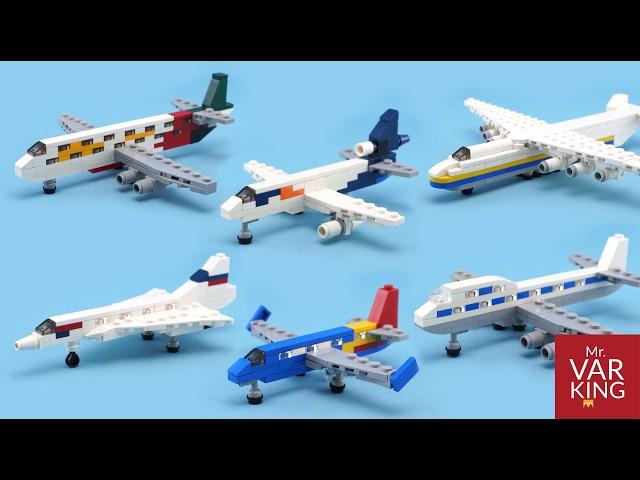 LEGO Tutorial Top 6 BEST planes compilation