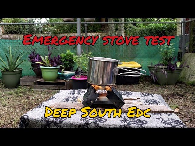 Emergency Stove Test - Deep South Edc