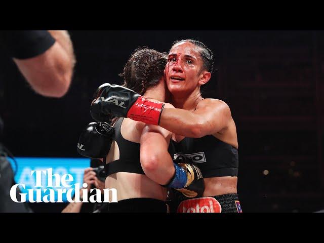 'She kept headbutting me': Amanda Serrano on defeat to Katie Taylor