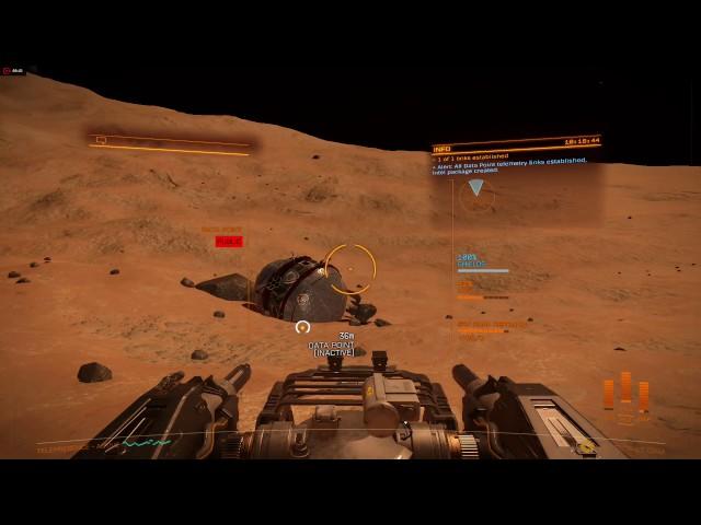 very basic SRV combat around crashed satellite elite dangerous