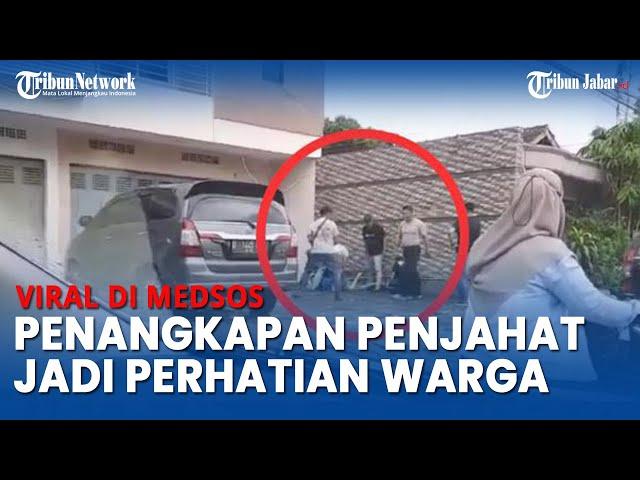 Viral Detik-detik Penangkapan Penjahat di Tasikmalaya, Kapolsek Tawang Sebut Ditresnarkoba Polda