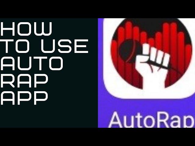 HOW TO USE AUTORAP BY SMULE APP / BY TECHNICAL MAYANK