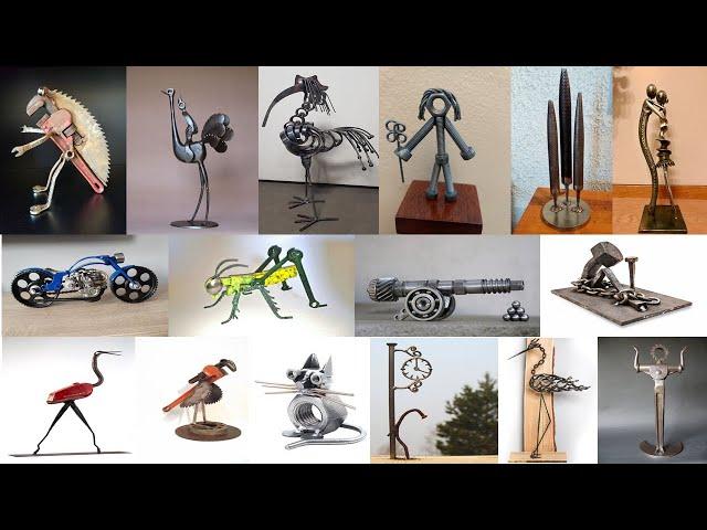 Scrap welded Metal art welding ideas  Beginners DIY Simple Welding Projects ideas