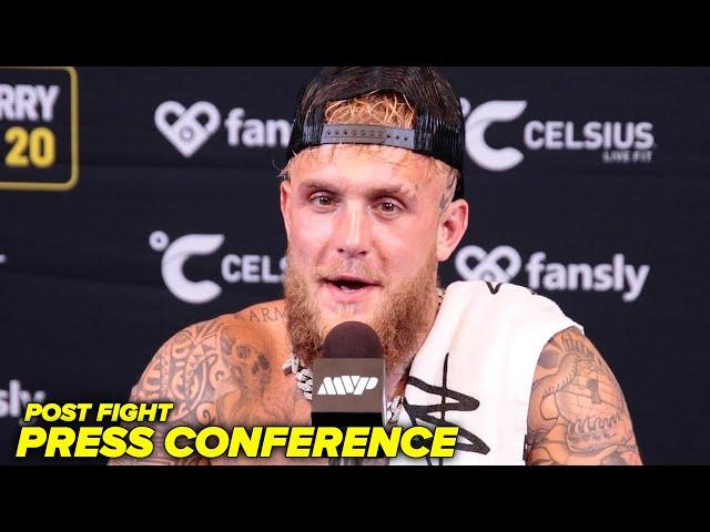 Jake Paul Full Post Fight Press Conference vs Mike Perry - Calls out Alex Pereira