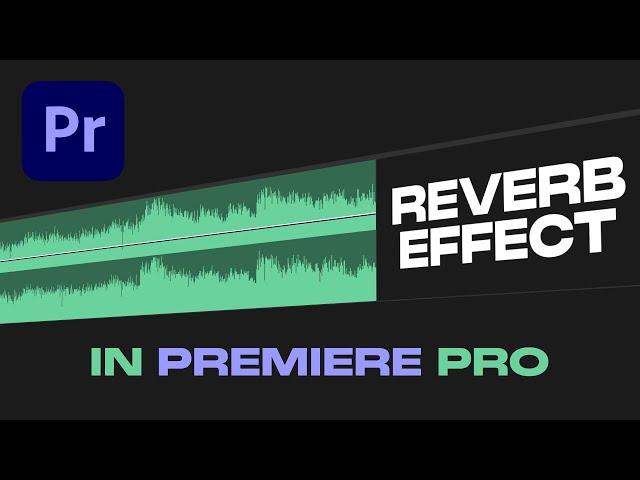 End MUSIC with REVERB / ECHO effect in PREMIERE PRO