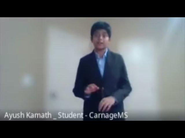 Breaking the Bubble of Adversity | Ayush Kamath | TEDxCarnageMagnetMS