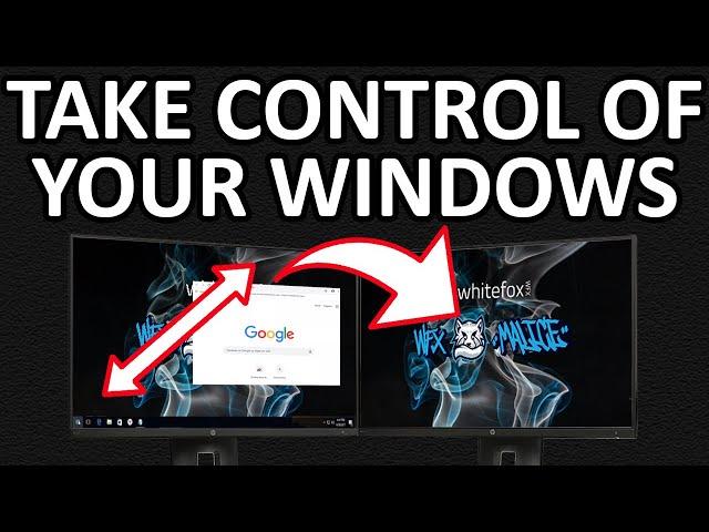 HOW TO: Control Which Monitor Your Windows Applications Open On And Auto Resize