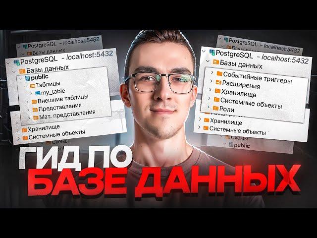 Как устроена База Данных? Кластеры, индексы, схемы, ограничения