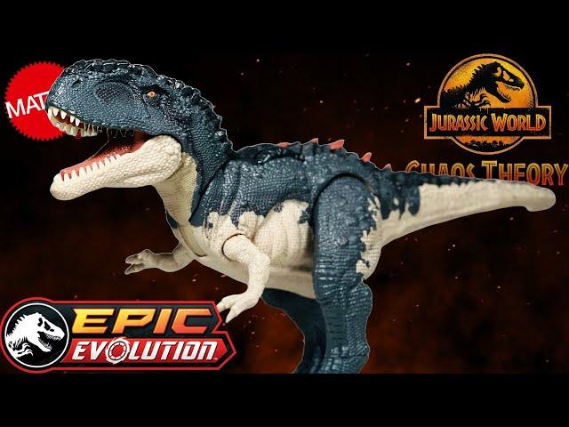 Mattel Chaos Theory Mapusaurus Review!! Jurassic World Epic Evolution Gigantic Trackers