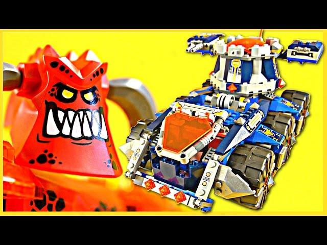 LEGO NEXO Knights Axl's Tower Carrier from 2016. Lego Animation using LEGO set 70322