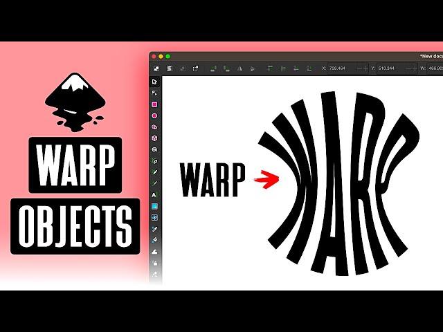 How To Warp And Distort Objects In Inkscape