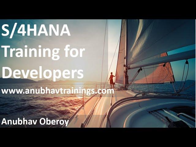 SAP S/4HANA End-to-End Training | Build S4HANA App in 30 Minutes