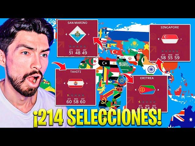 FIFA con TODAS LAS SELECCIONES DEL MUNDO con este PARCHE