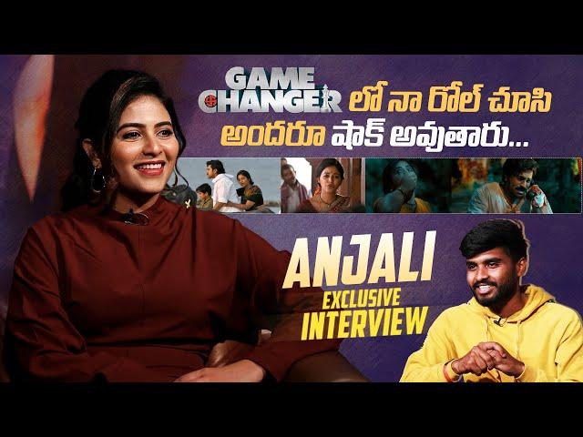 #Gamechanger Actress Anjali Exclusive Interview | Ram Charan | Shankar | Manastars