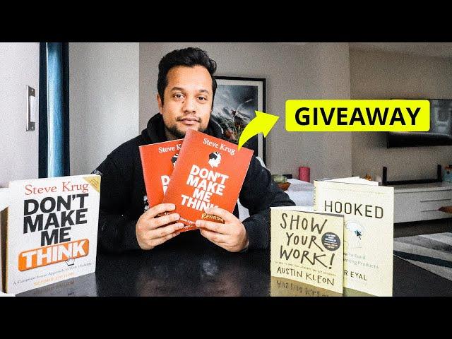 3 UX UI Design Books That Changed My Life | Book Giveaway