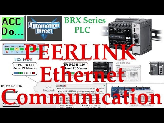 BRX Do More PLC Peerlink Ethernet Communication Network