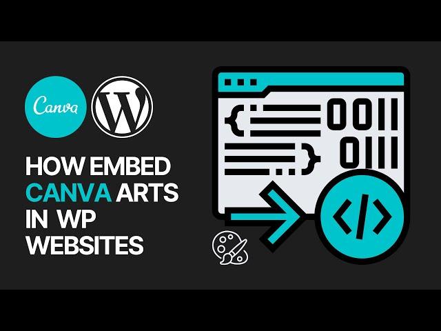 How To Embed Canva Made Arts Banners in WordPress Websites Free Tutorial? 
