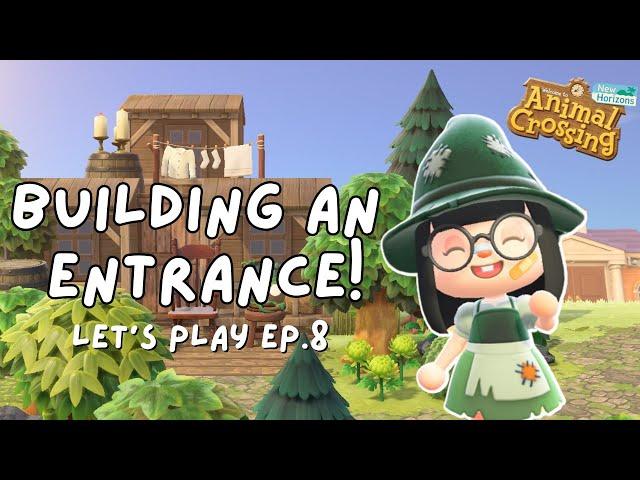 Actually decorating the entrance! | Animal Crossing New Horizons