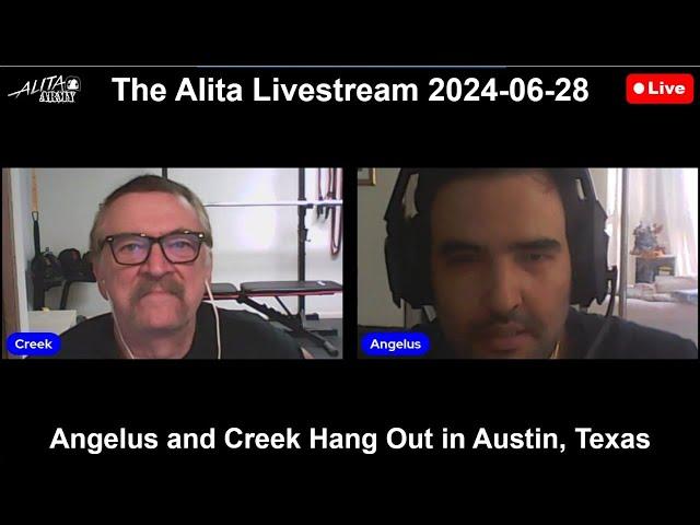 The Alita Livestream 2024-06-28: Angelus and Creek Hang Out in Austin, Texas