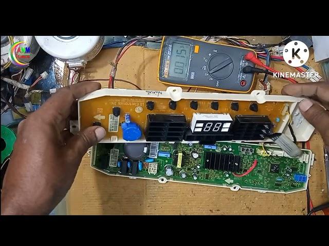 Lg inverter washing machine || How to Trace and Solve PCB Fault