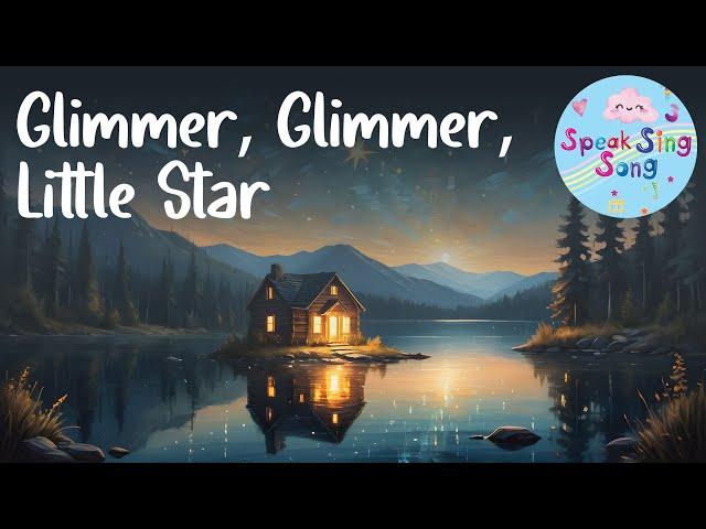 "Glimmer, Glimmer, Little Star - Soft Lullaby for Sweet Dreams | Relaxing Bedtime Music for Kids
