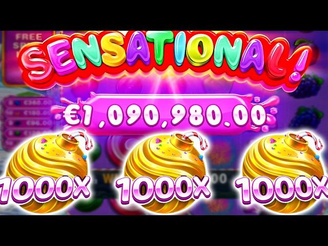 RANDOM MICHAEL vs SWEET BONANZA 1000 - €1.000.000+ UNBELIEVABLE WIN!