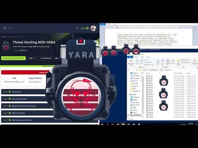 ️ Threat Hunting With YARA | TryHackMe ️