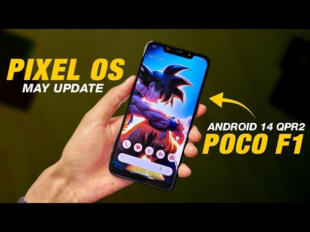 POCO F1 - Pixel OS 14.0 Official | Android 14 QPR2 | Dynamic Rom | New Features & Security Update