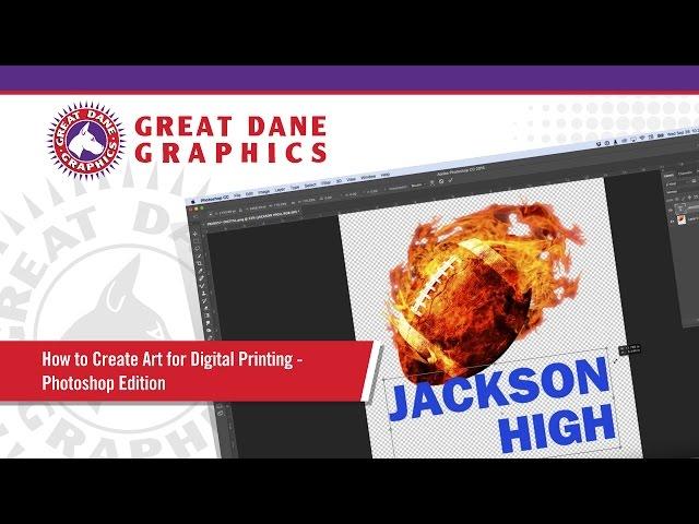 How to Create Art for Digital Printing -  Photoshop Edition