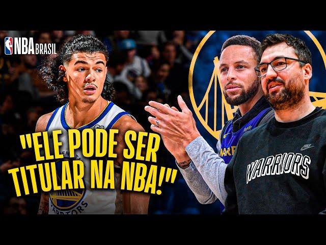 GUI SANTOS É ADORADO POR CURRY E ELENCO DOS WARRIORS: 'PODE SER TITULAR NA NBA'