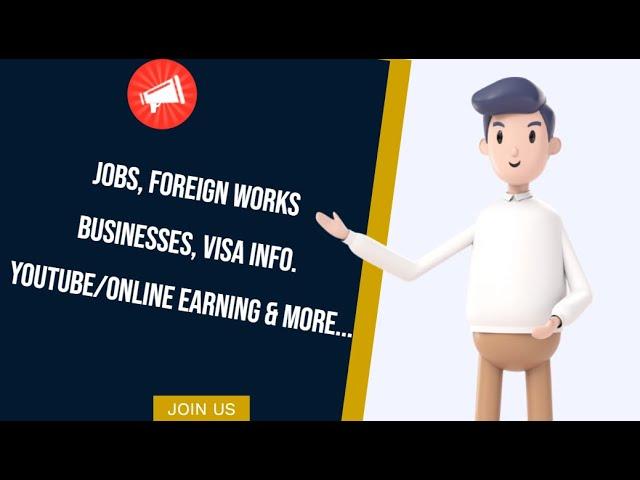 A Lot of Jobs, Business Ideas, Online Earning, Visa Information, Foreign Vacanies & More...