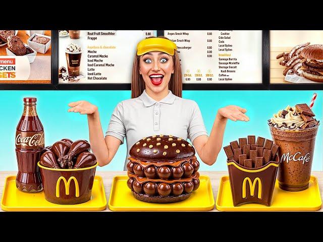 We Opened Our Own Chocolate McDonald's At Home by Multi DO Challenge